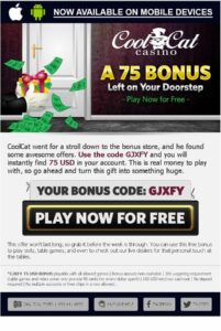 Cool Cat Casino No Deposit Bonus